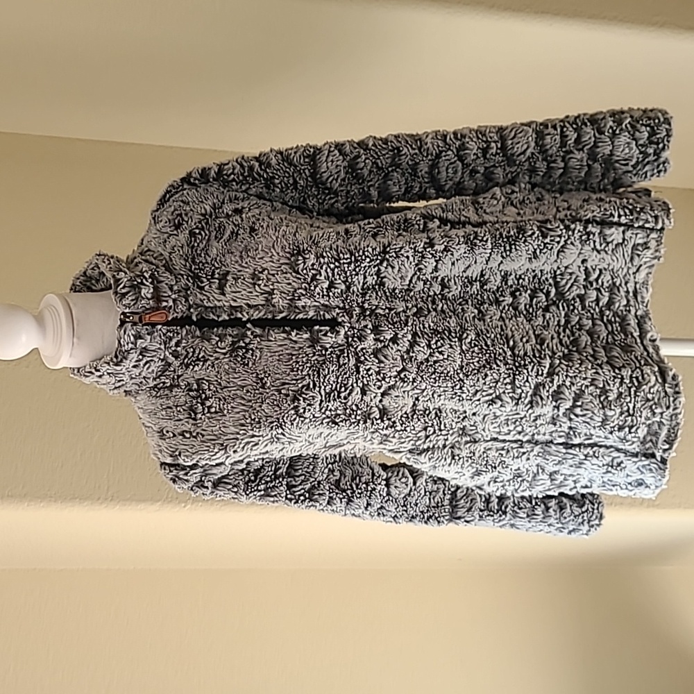**HOST PICK** WOMAN'S SIMPLY SOUTHERN 1/4 Front ZIP SHERPA PULLOVER SZ S